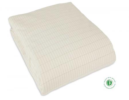 Erdungsprodukte® 180 x 220 cm Spannbetttuch - B-Ware
